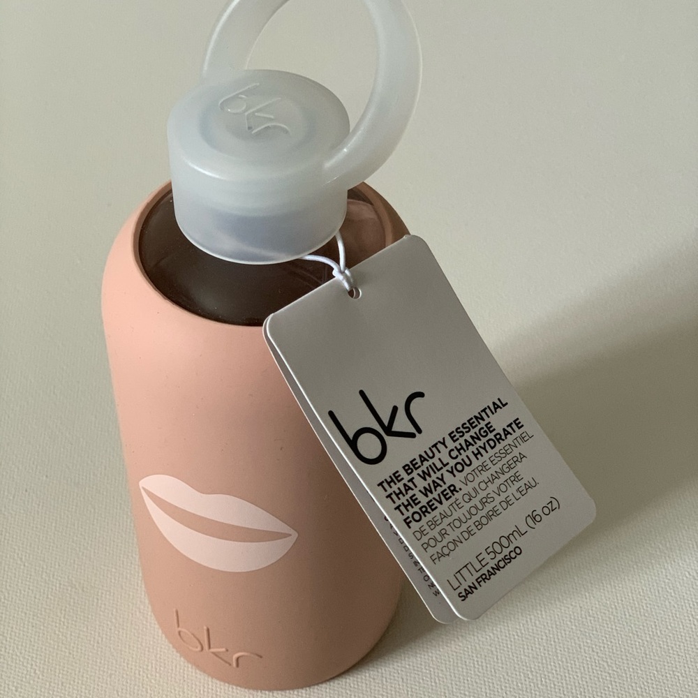 SOLD Bkr glass water bottle 16 oz SOLD